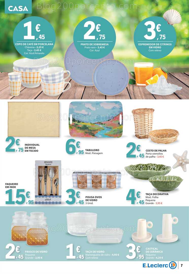 Antevisão Folheto E-LELCERC Especial Praia e Verão Promoções de 10 a 29 junho all