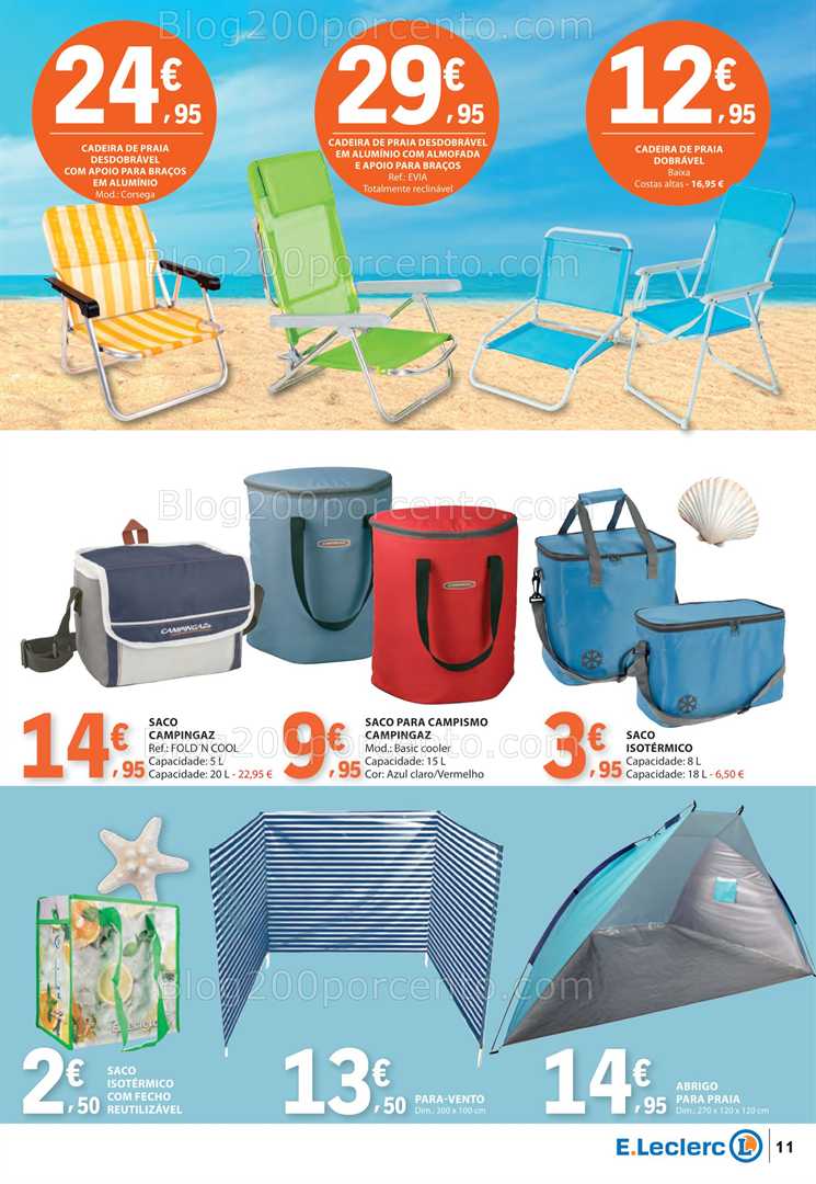 Antevisão Folheto E-LELCERC Especial Praia e Verão Promoções de 10 a 29 junho all