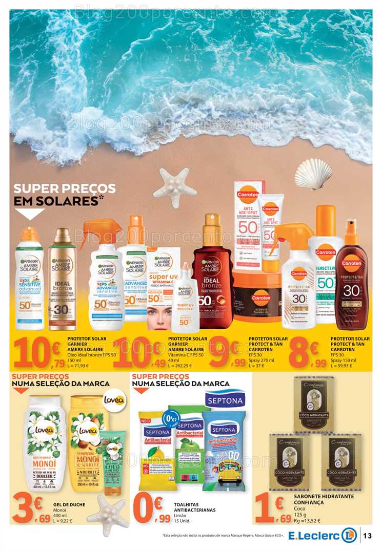 Antevisão Folheto E-LELCERC Especial Praia e Verão Promoções de 10 a 29 junho all