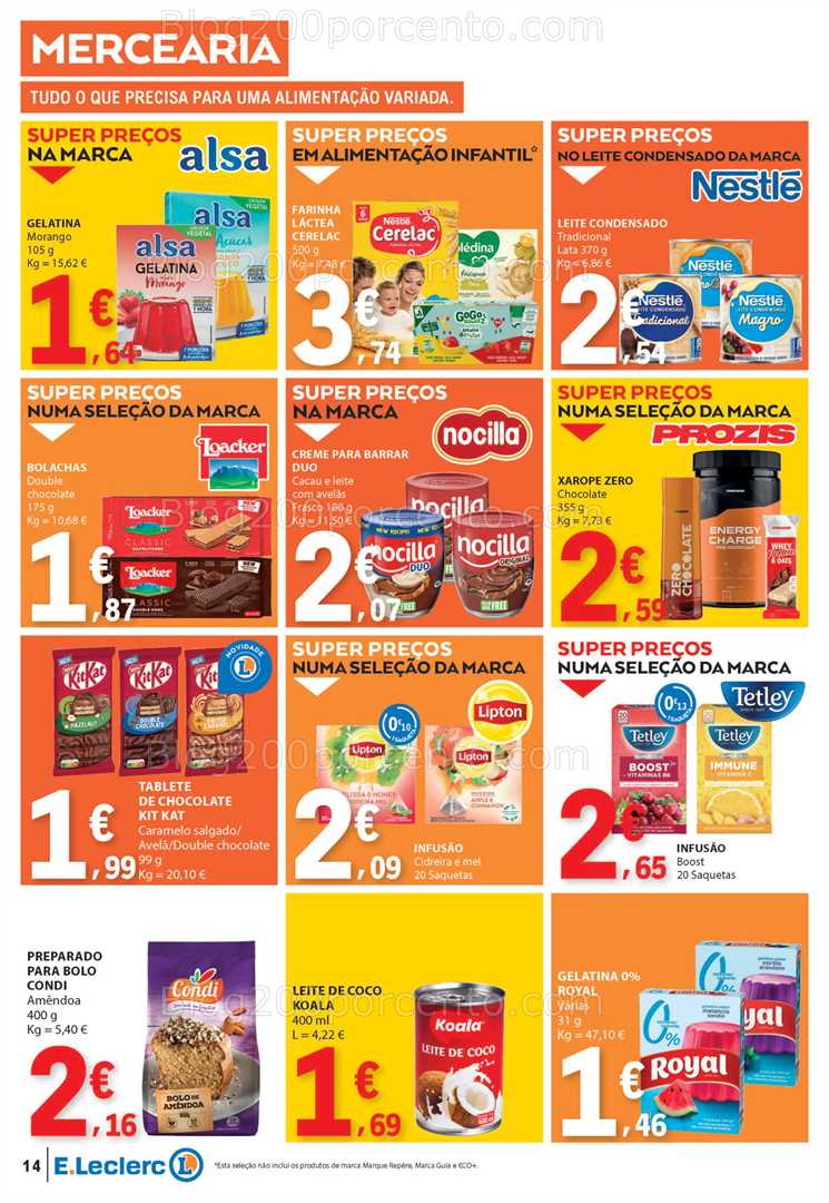 Antevisão Folheto E-LECLERC Promoções de 5 a 11 junho all