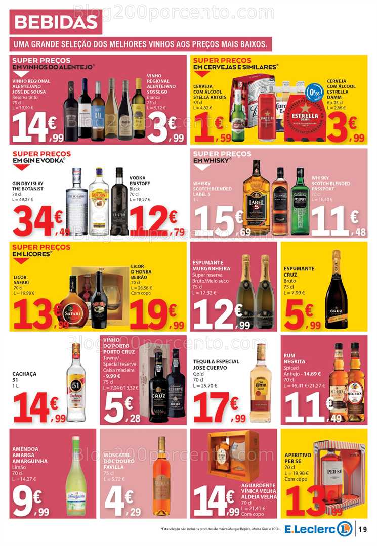 Antevisão Folheto E-LECLERC Promoções de 5 a 11 junho all