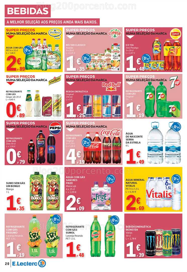 Antevisão Folheto E-LECLERC Promoções de 5 a 11 junho all