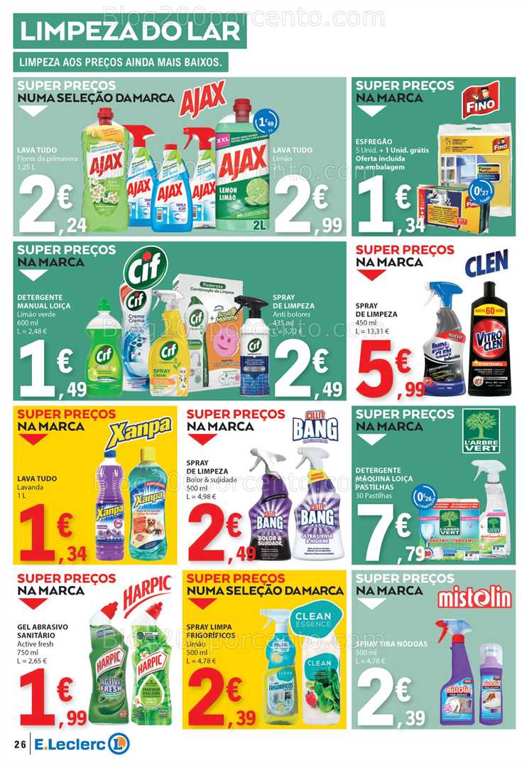 Antevisão Folheto E-LECLERC Promoções de 5 a 11 junho all