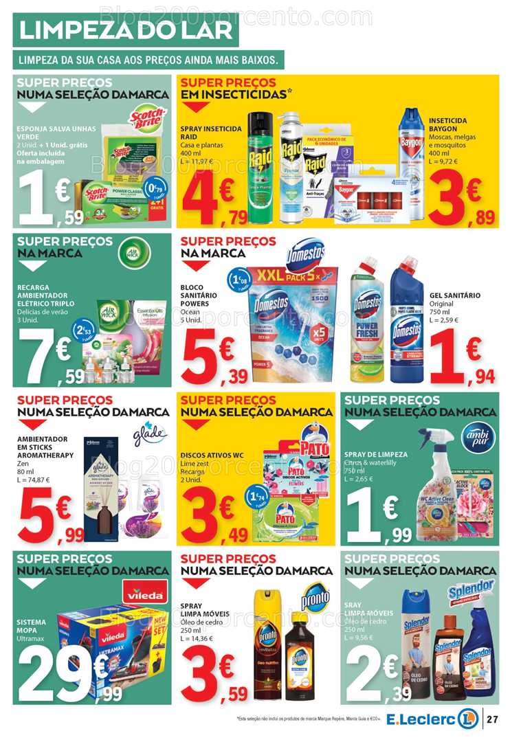 Antevisão Folheto E-LECLERC Promoções de 5 a 11 junho all