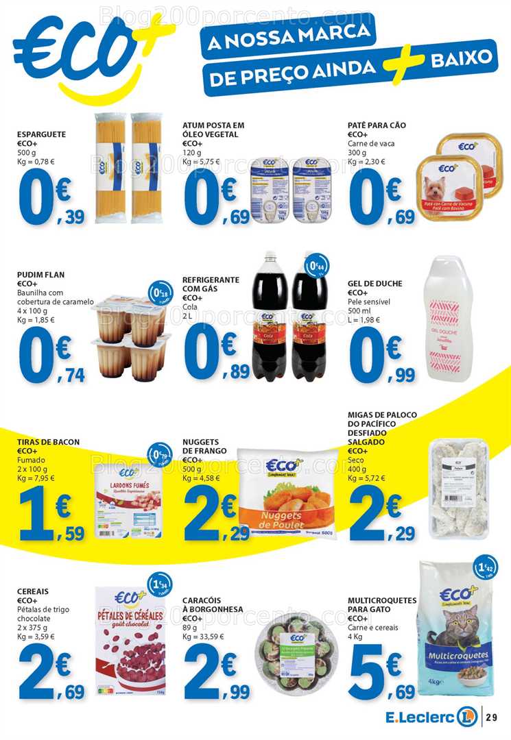 Antevisão Folheto E-LECLERC Promoções de 5 a 11 junho marca própria