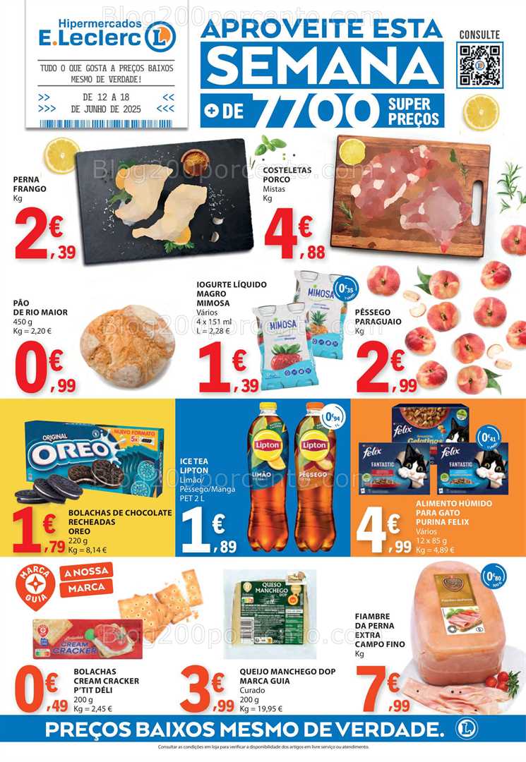 Antevisão Folheto E-LECLERC Promoções de 12 a 18 junho all