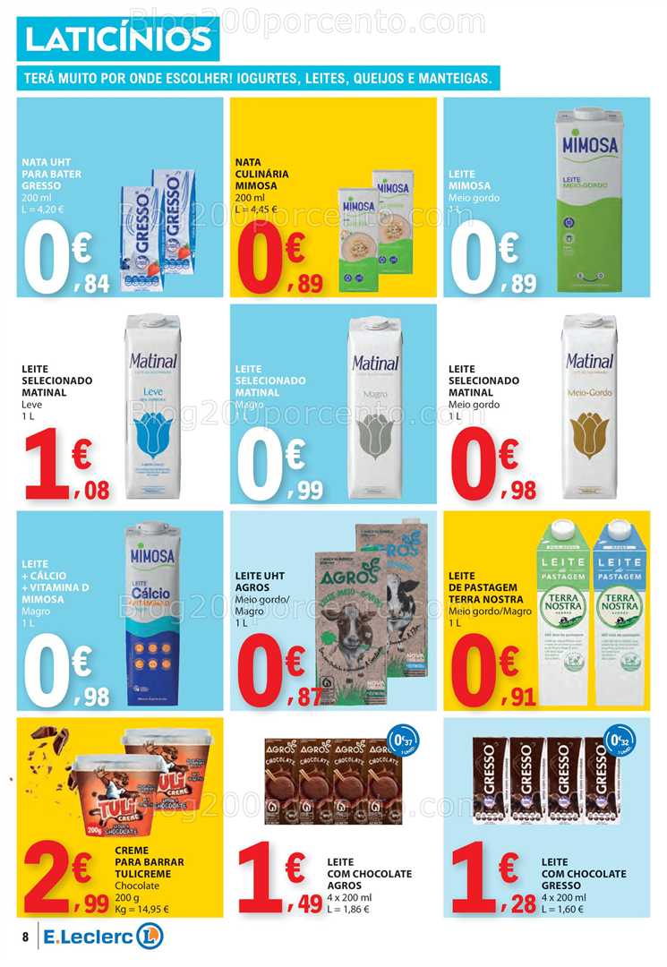Antevisão Folheto E-LECLERC Promoções de 12 a 18 junho all