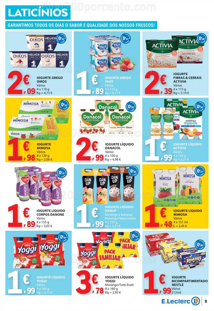 Antevisão Folheto E-LECLERC Promoções de 12 a 18 junho all
