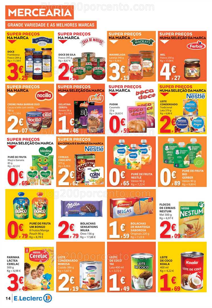 Antevisão Folheto E-LECLERC Promoções de 12 a 18 junho all