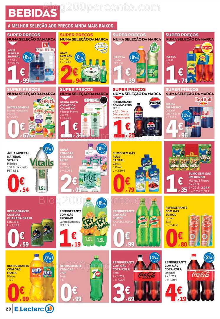 Antevisão Folheto E-LECLERC Promoções de 12 a 18 junho all