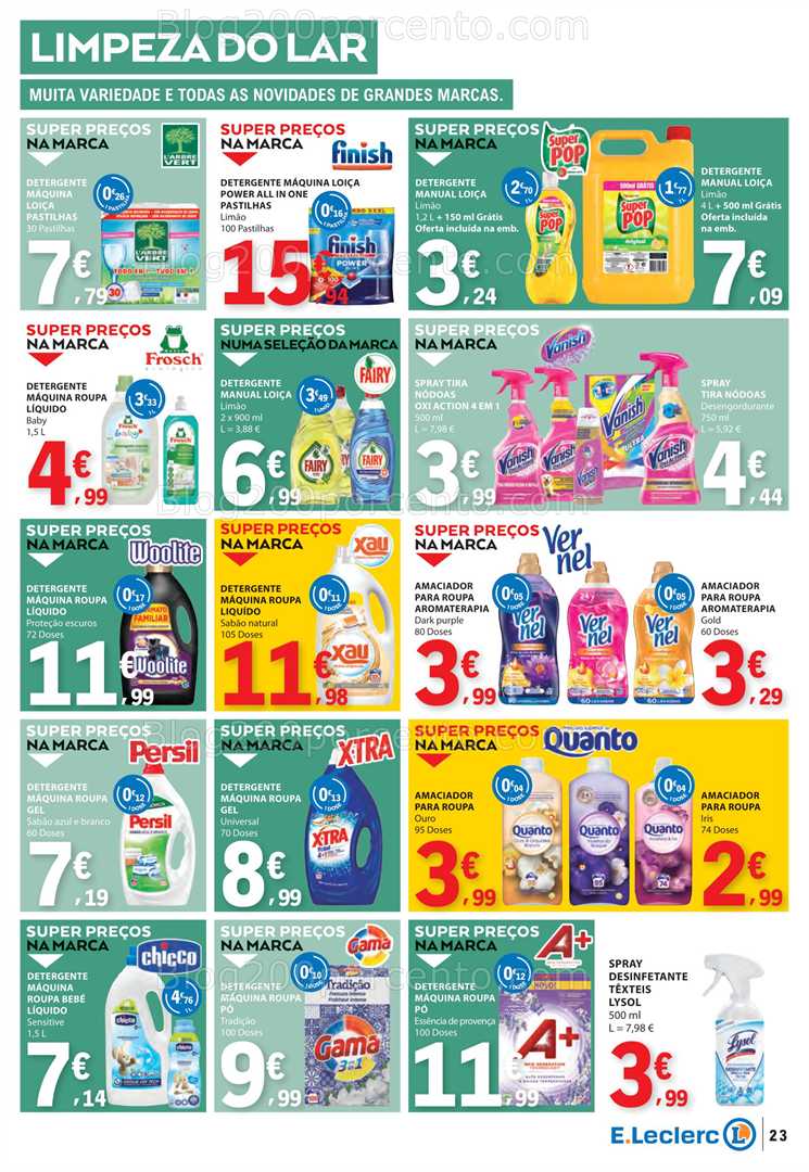 Antevisão Folheto E-LECLERC Promoções de 12 a 18 junho all