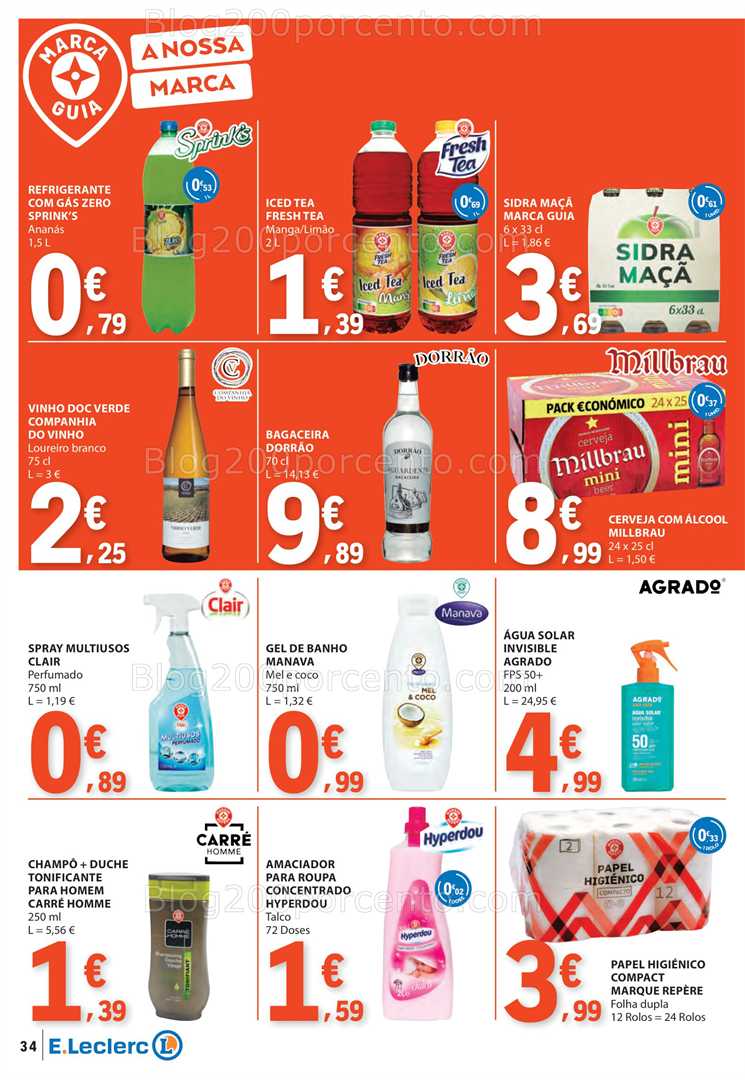 Antevisão Folheto E-LECLERC Promoções de 12 a 18 junho all