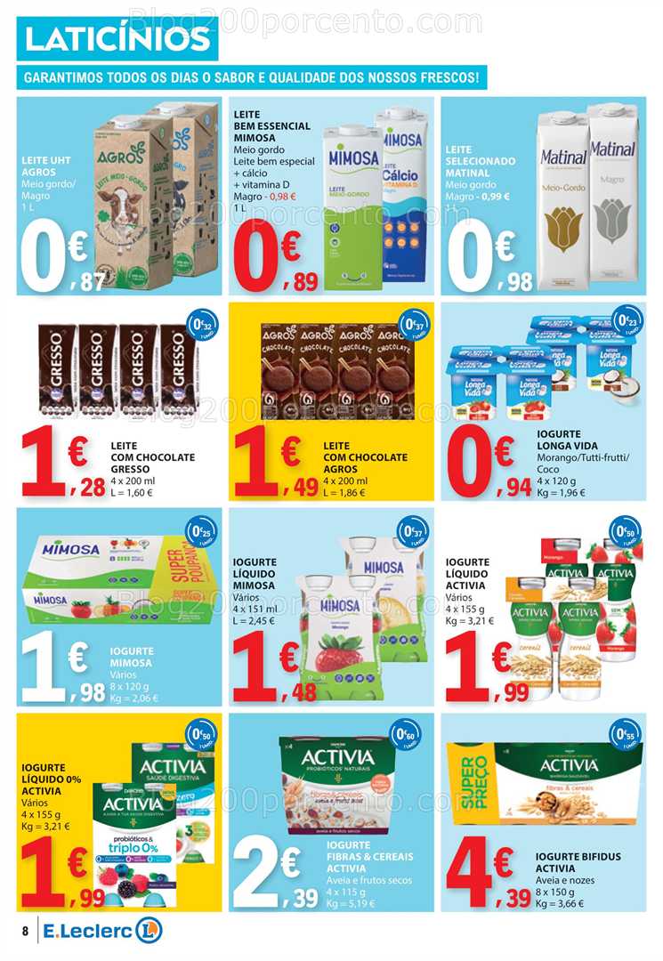 Antevisão Folheto E-LECLERC Promoções de 19 a 25 junho all
