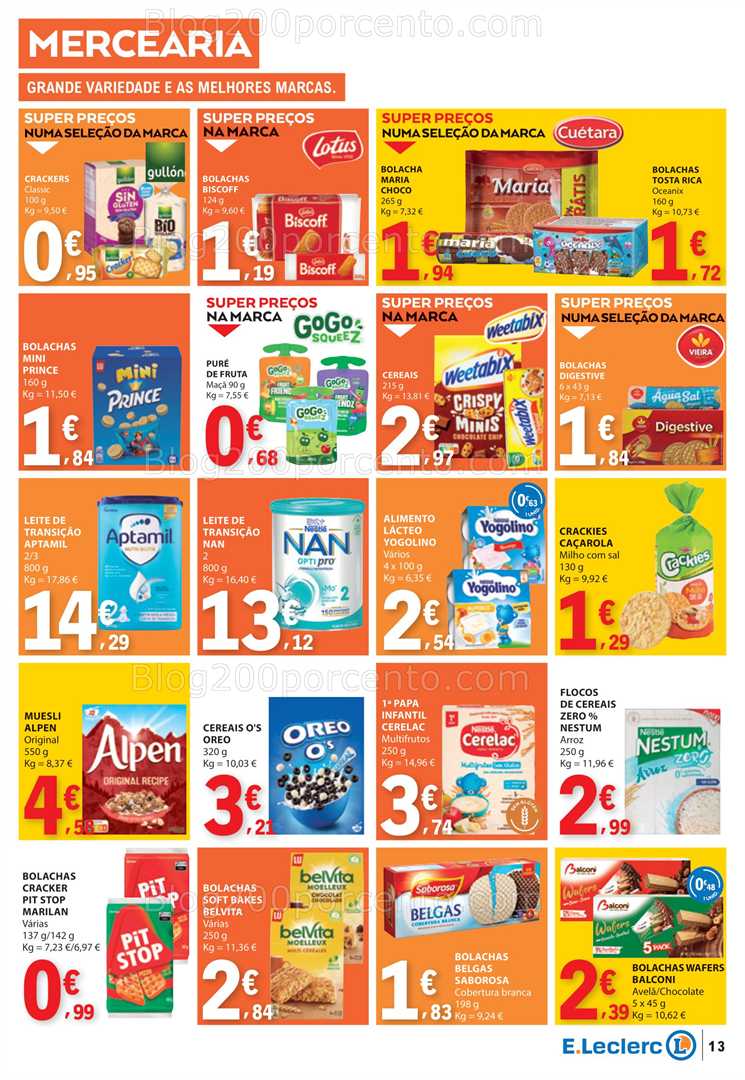 Antevisão Folheto E-LECLERC Promoções de 19 a 25 junho all