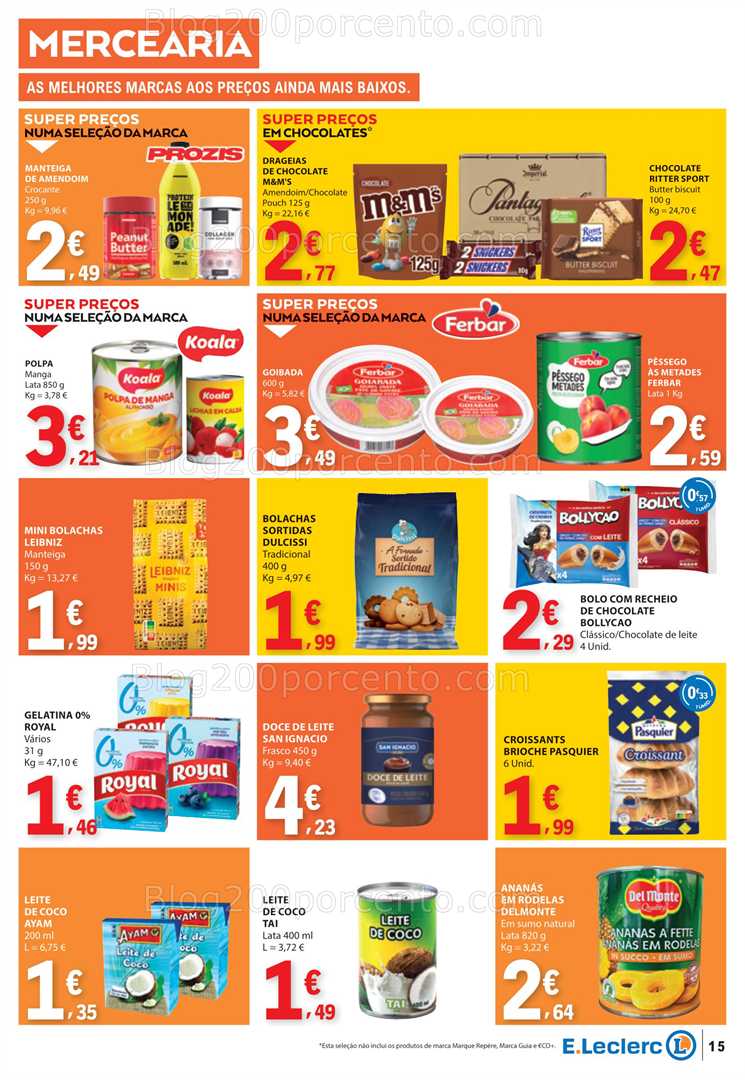 Antevisão Folheto E-LECLERC Promoções de 19 a 25 junho all