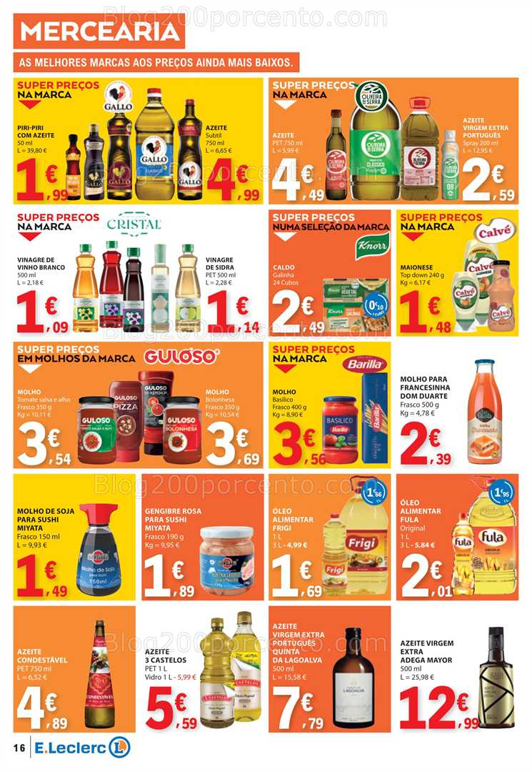 Antevisão Folheto E-LECLERC Promoções de 19 a 25 junho all
