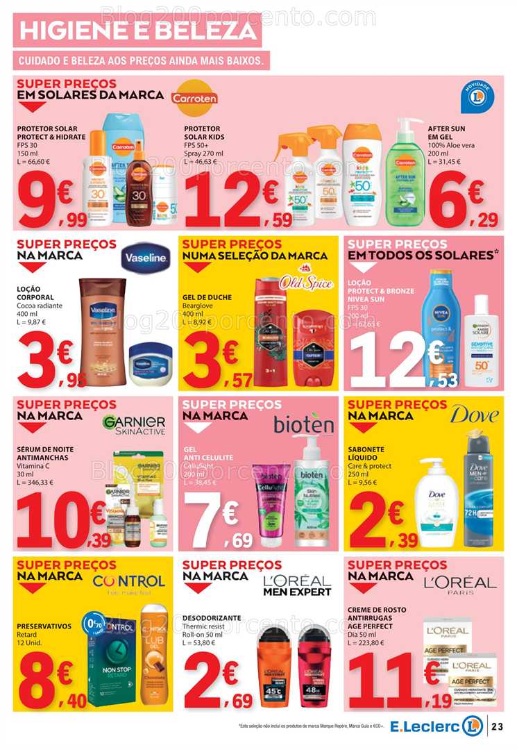 Antevisão Folheto E-LECLERC Promoções de 19 a 25 junho all