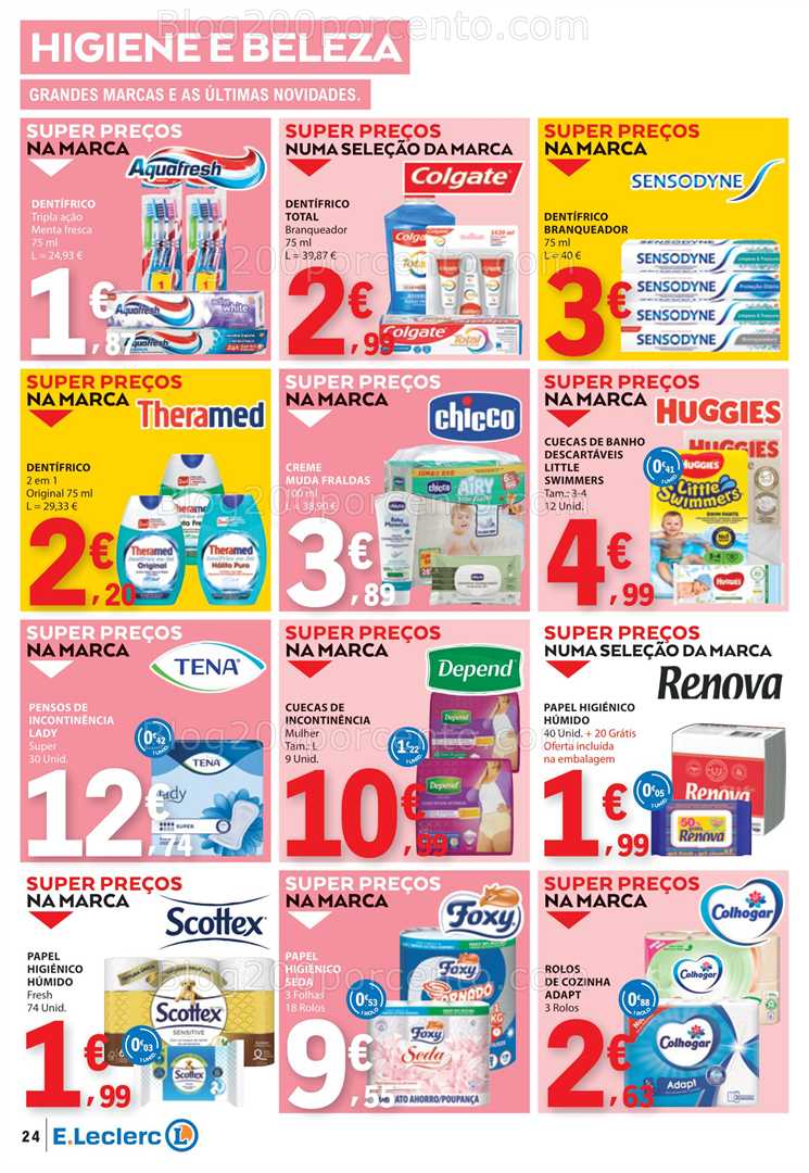 Antevisão Folheto E-LECLERC Promoções de 19 a 25 junho all
