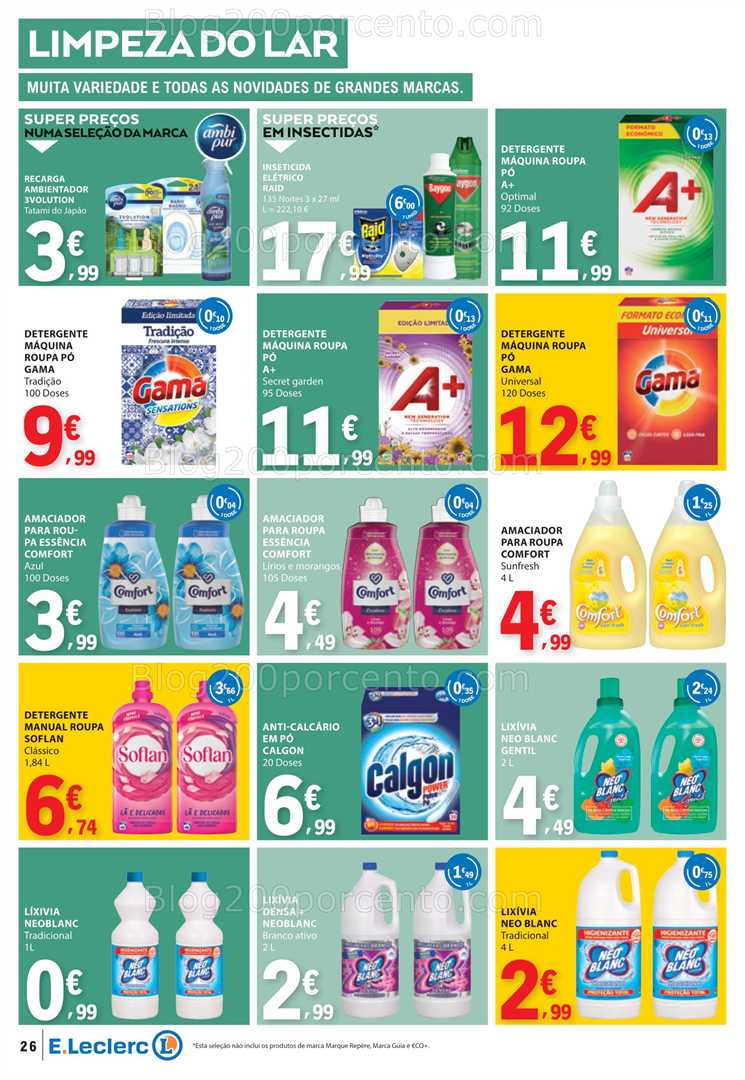 Antevisão Folheto E-LECLERC Promoções de 19 a 25 junho all