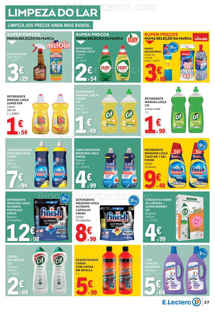 Antevisão Folheto E-LECLERC Promoções de 19 a 25 junho all