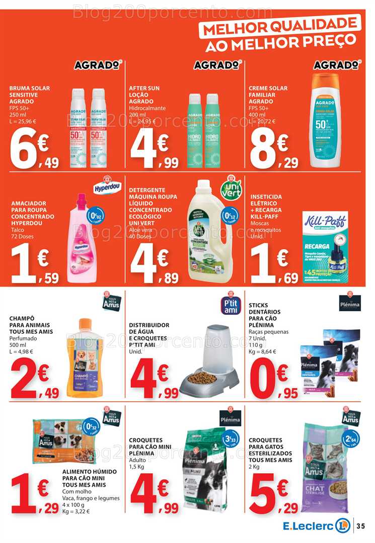 Antevisão Folheto E-LECLERC Marcas Próprias Promoções de 19 a 25 junho all