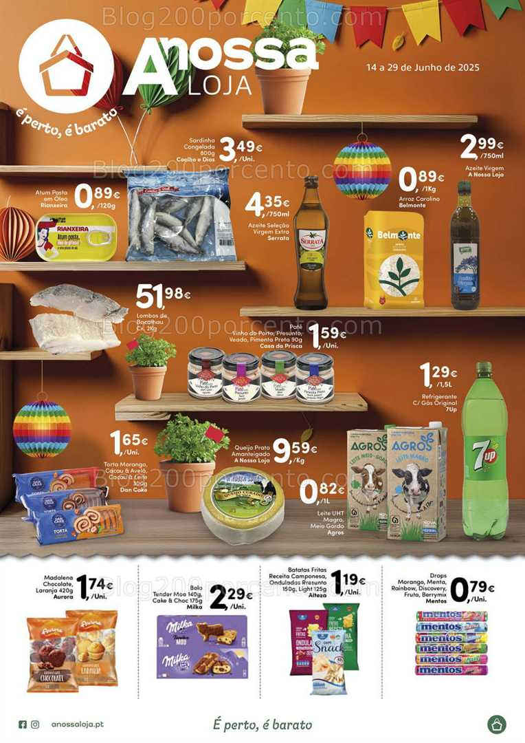 Antevisão Folheto A NOSSA LOJA Promoções de 14 a 29 junho all