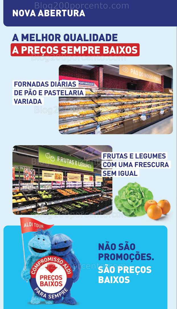 Antevisão Folheto ALDI Aberturas Promoções de 5 a 10 junho all