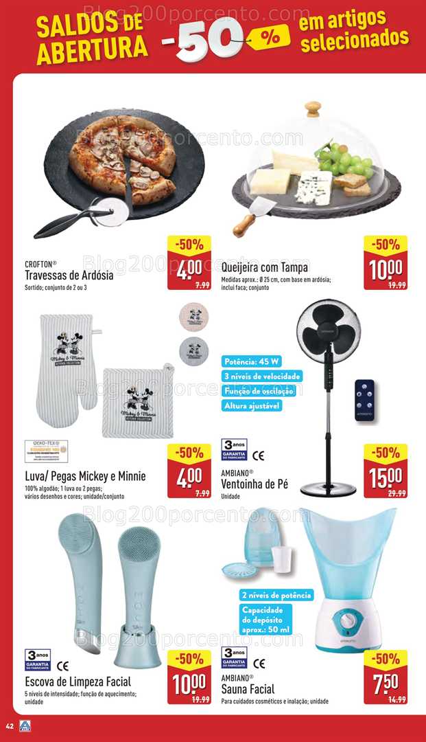 Antevisão Folheto ALDI Saldos de Abertura Promoções de 5 a 10 junho saldos