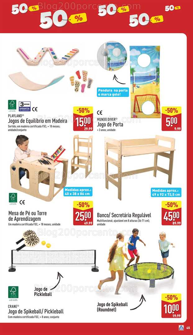 Antevisão Folheto ALDI Saldos de Abertura Promoções de 5 a 10 junho saldos