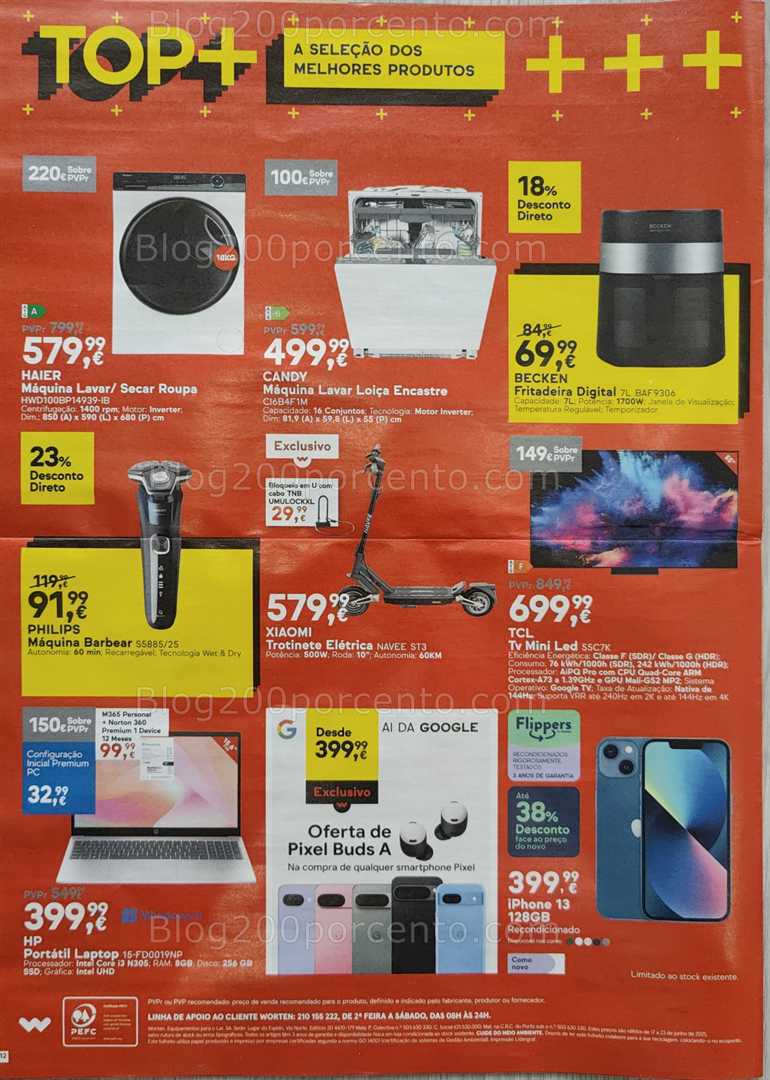 Antevisão Folheto WORTEN Promoções de 17 a 23 junho