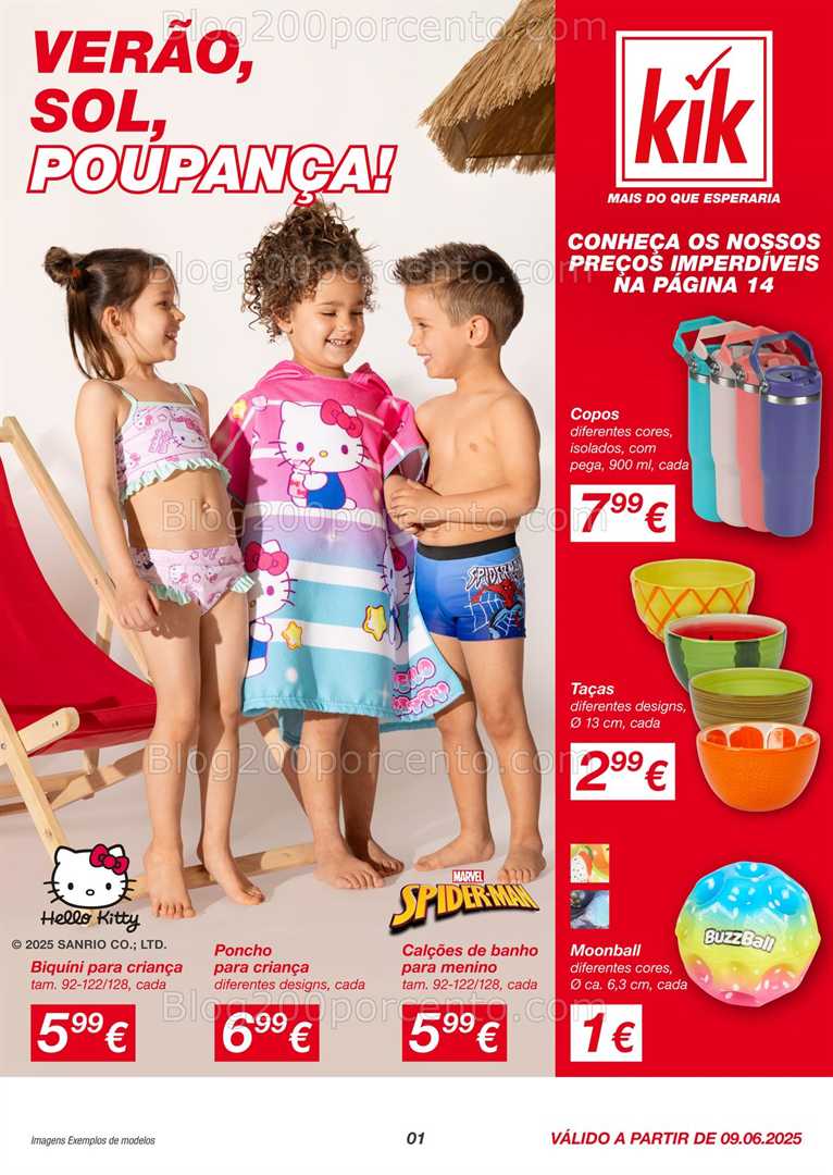 Antevisão Folheto KIK Promoções a partir de 9 junho all