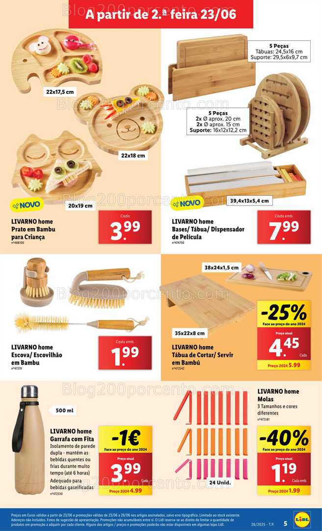 Antevisão Folheto LIDL Bazar Promoções de 23 junho a 3 julho - Edição Digital all