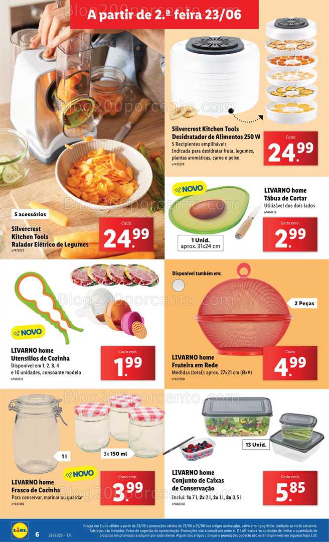 Antevisão Folheto LIDL Bazar Promoções de 23 junho a 3 julho - Edição Digital all