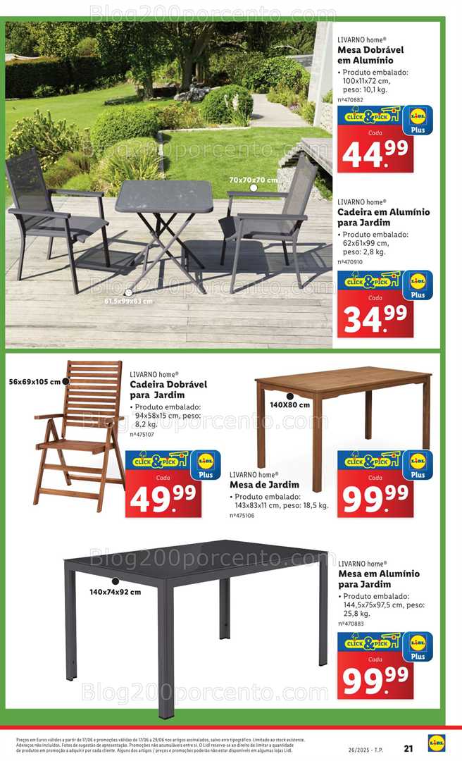Antevisão Folheto LIDL Bazar Jardim Promoções até 29 junho jardim