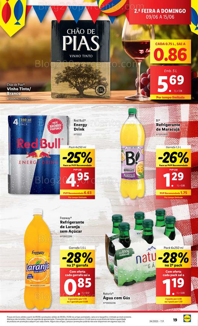 Antevisão Folheto LIDL Promoções de 9 a 15 junho - Edição Digital santos