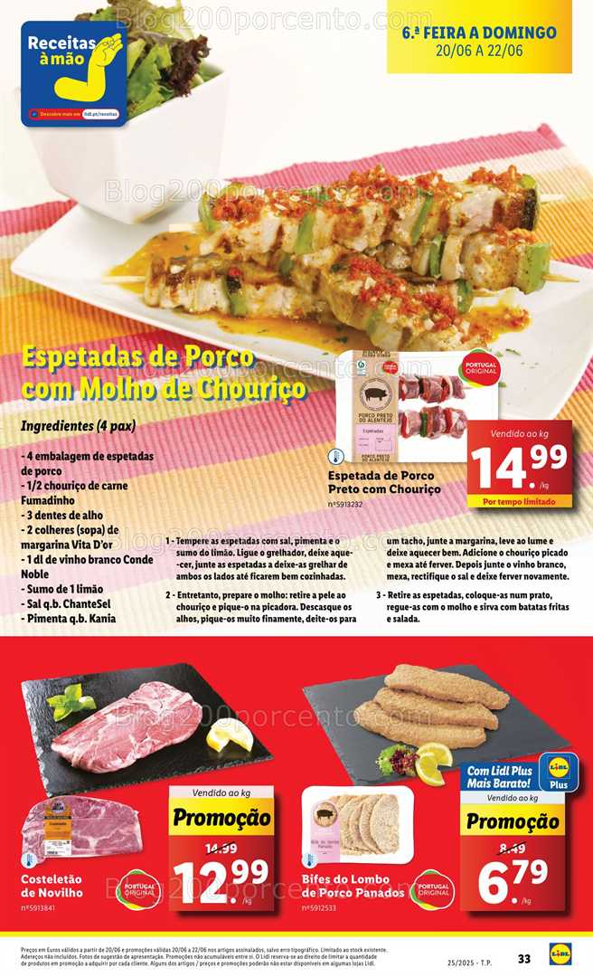 Antevisão Folheto LIDL Promoções de 16 a 22 junho - Edição Digital all