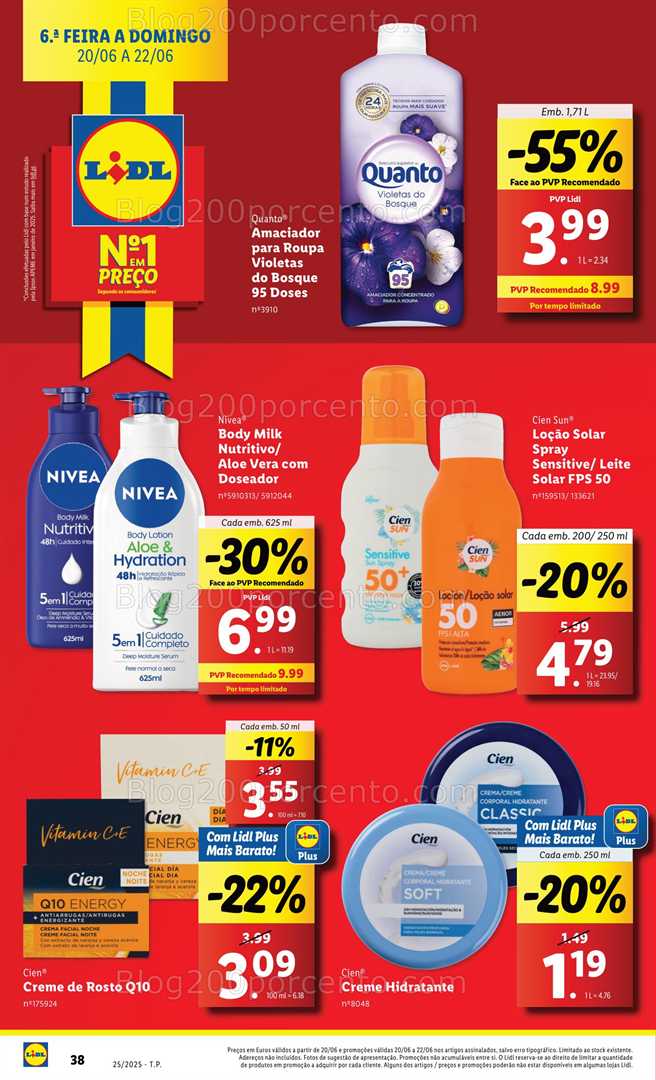 Antevisão Folheto LIDL Promoções de 16 a 22 junho - Edição Digital all