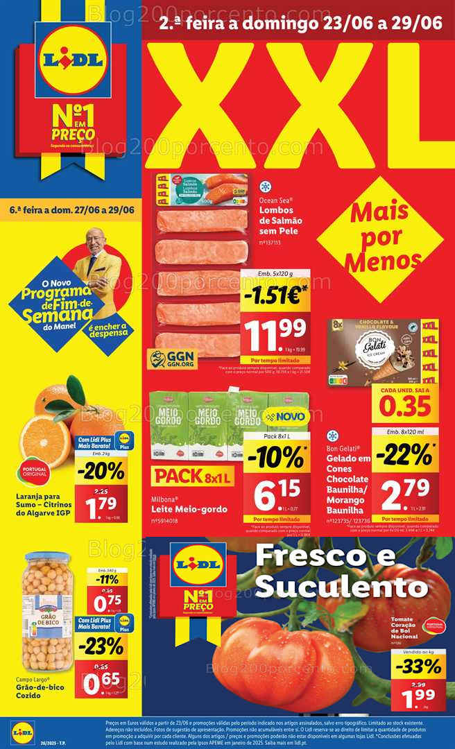 Antevisão Folheto LIDL Promoções de 23 a 29 junho - Edição Digital all