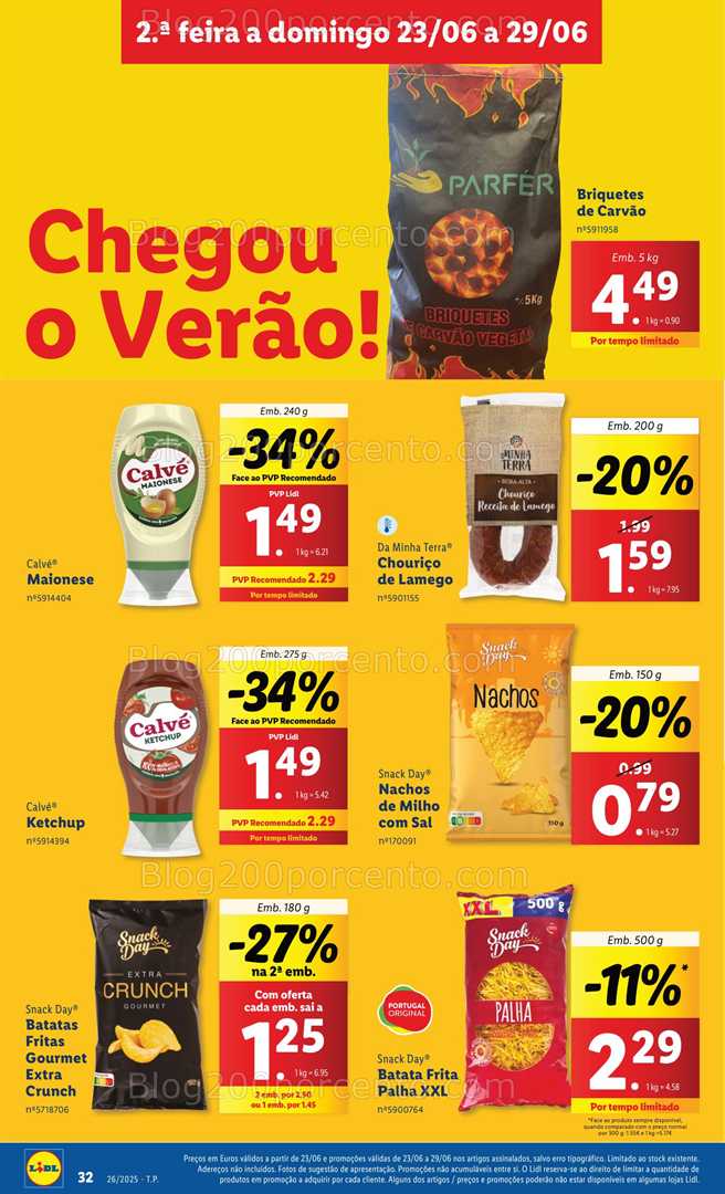 Antevisão Folheto LIDL Promoções de 23 a 29 junho - Edição Digital verão