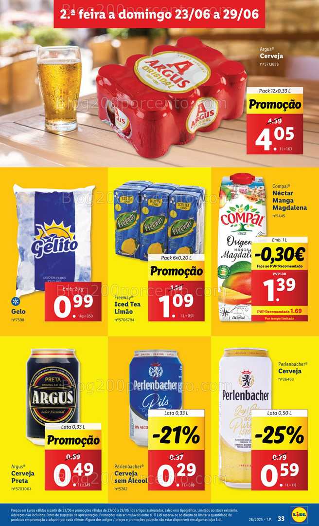 Antevisão Folheto LIDL Promoções de 23 a 29 junho - Edição Digital verão