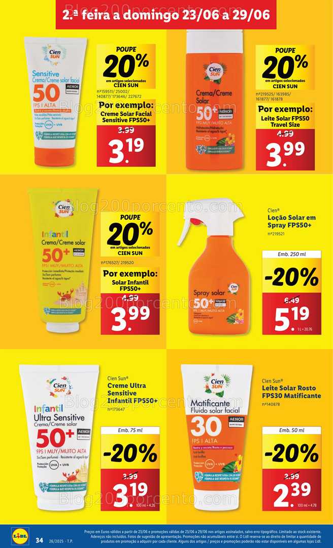 Antevisão Folheto LIDL Promoções de 23 a 29 junho - Edição Digital verão