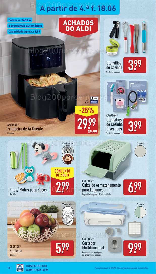 Antevisão Folheto ALDI Promoções de 16 a 22 junho - Edição Digital all