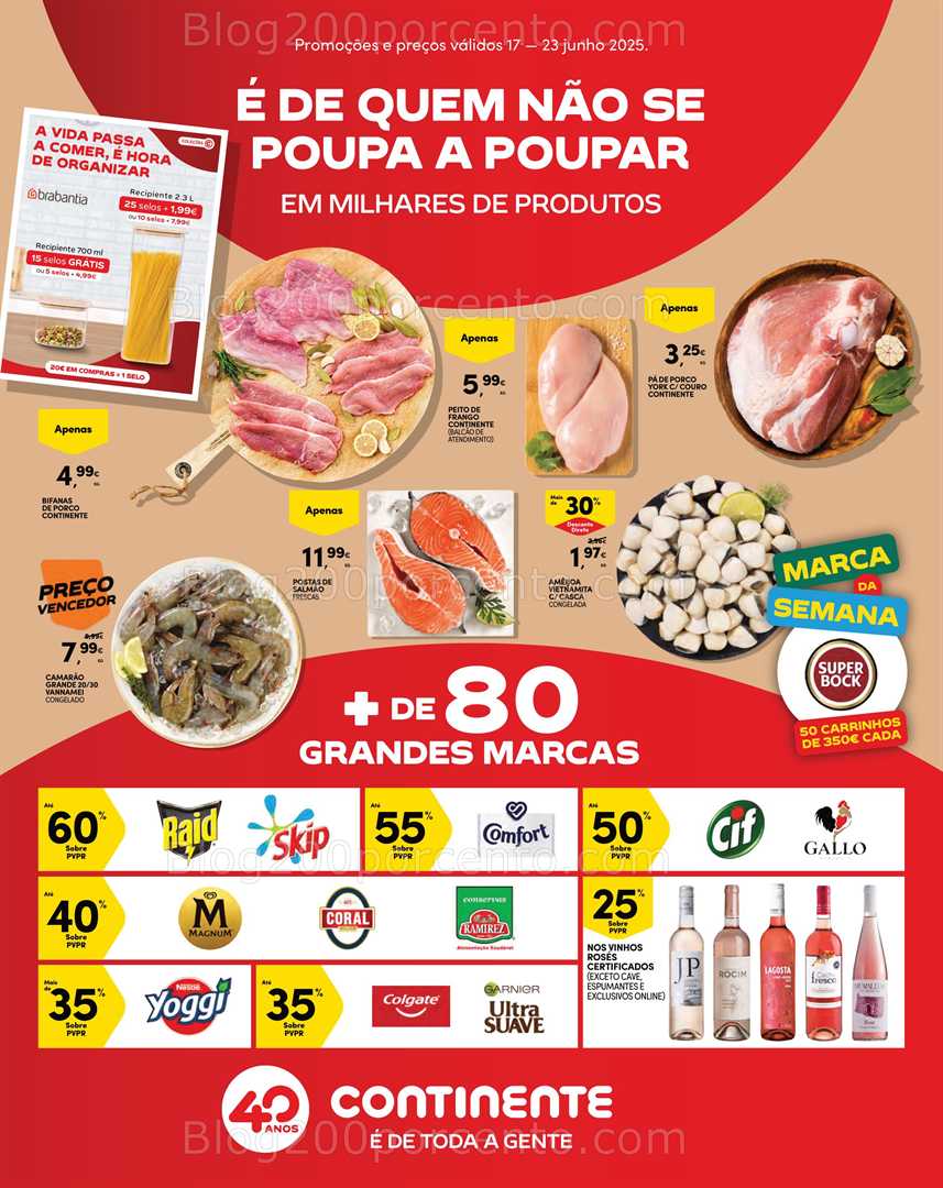 Antevisão Folheto CONTINENTE Madeira Promoções de 17 a 23 junho all