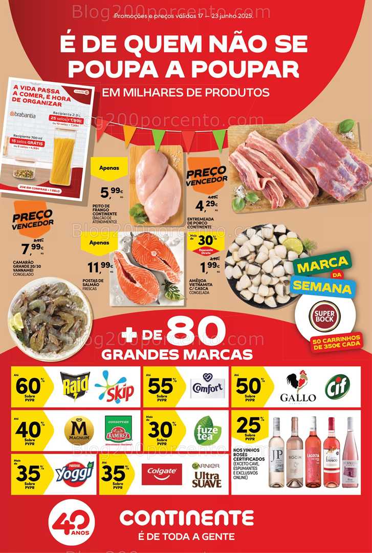 Antevisão Folheto CONTINENTE Bom Dia Promoções de 17 a 23 junho all