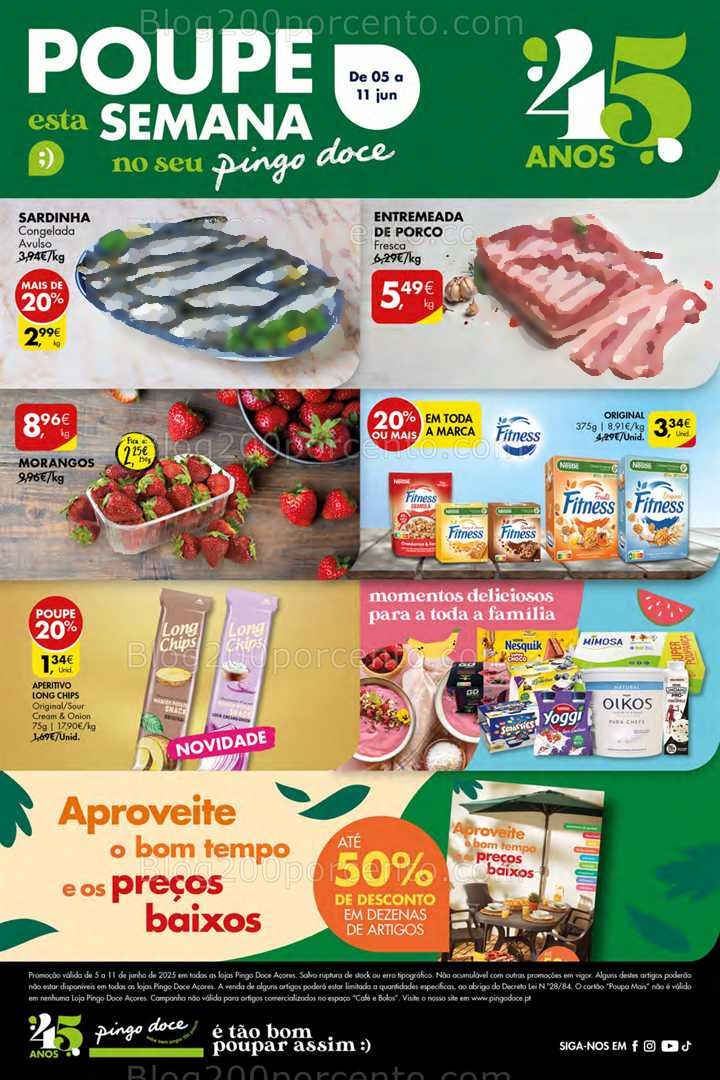 Antevisão Folheto PINGO DOCE Açores Promoções de 5 a 11 junho all