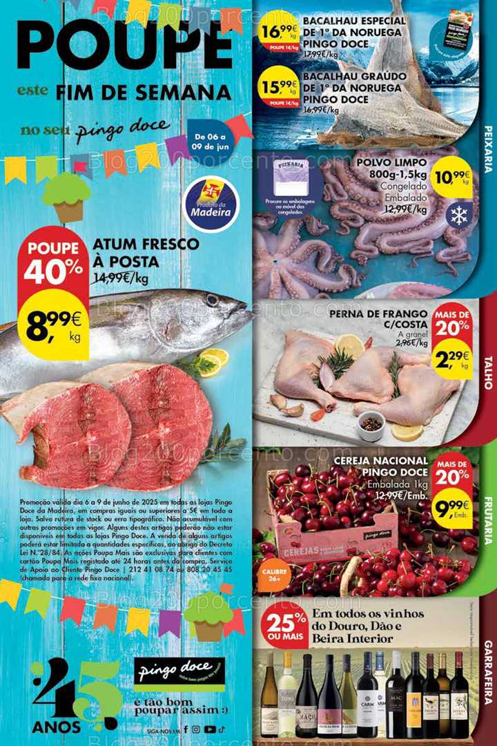 Antevisão Folheto PINGO DOCE Madeira Promoções Fim de Semana - 6 a 9 junho all