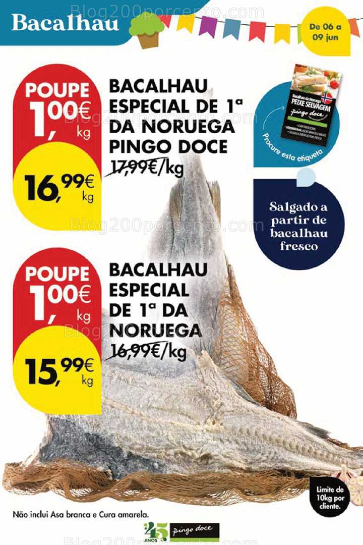 Antevisão Folheto PINGO DOCE Promoções Fim de Semana - 6 a 9 junho all