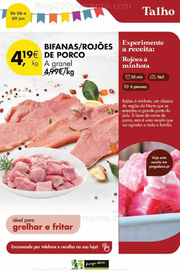 Antevisão Folheto PINGO DOCE Promoções Fim de Semana - 6 a 9 junho all