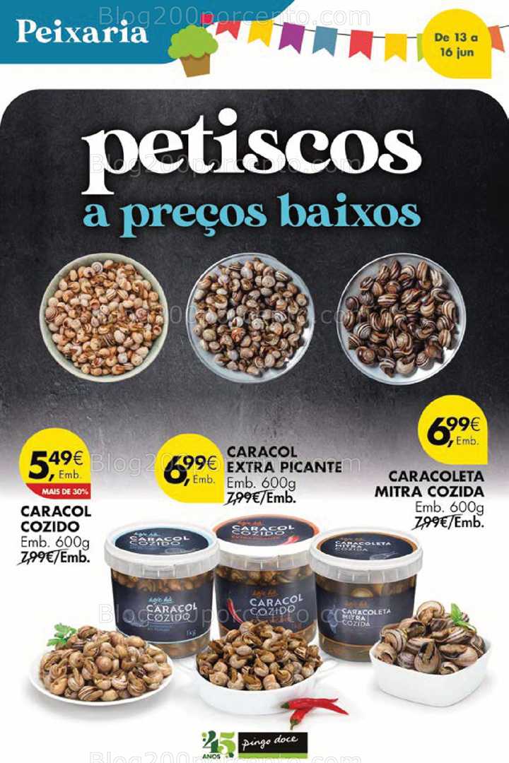 Antevisão Folheto PINGO DOCE Promoções Fim de Semana - 13 a 16 junho all