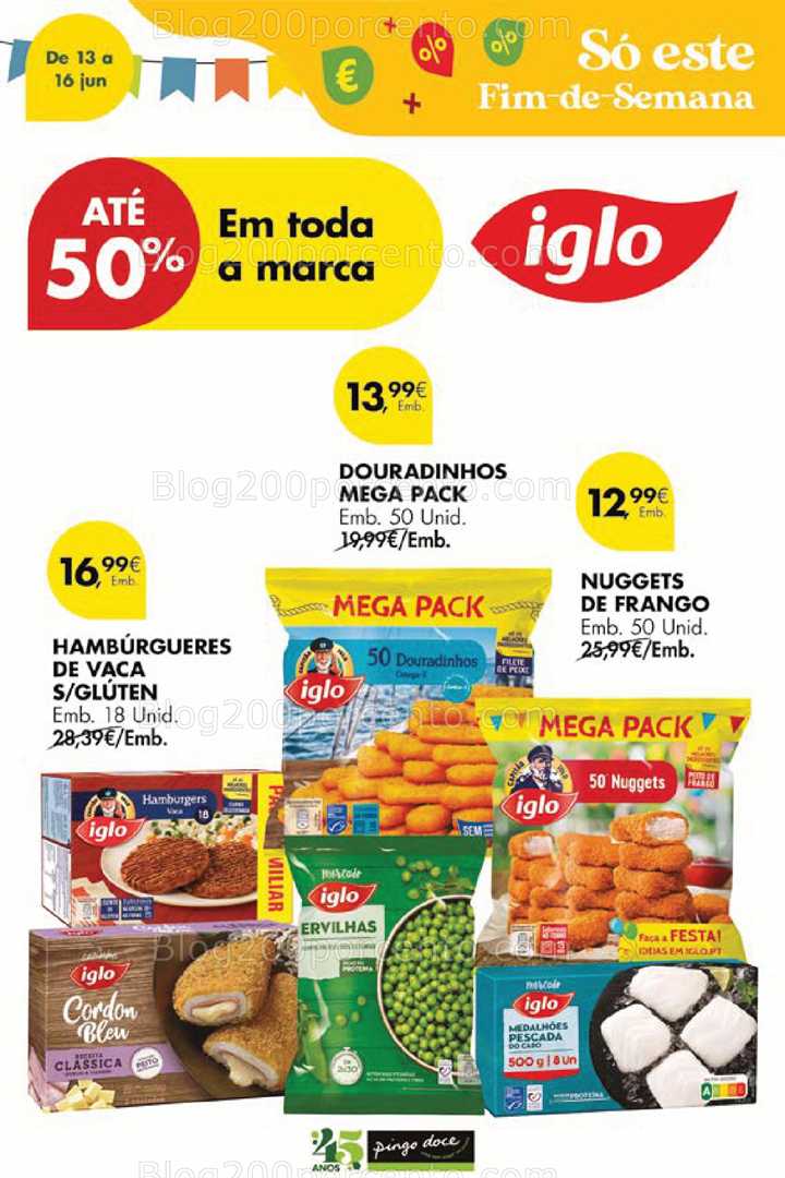 Antevisão Folheto PINGO DOCE Promoções Fim de Semana - 13 a 16 junho all
